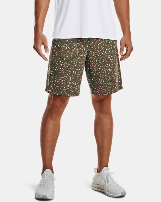 Men's UA Tech™ Printed Shorts, Green, pdpMainDesktop image number 0